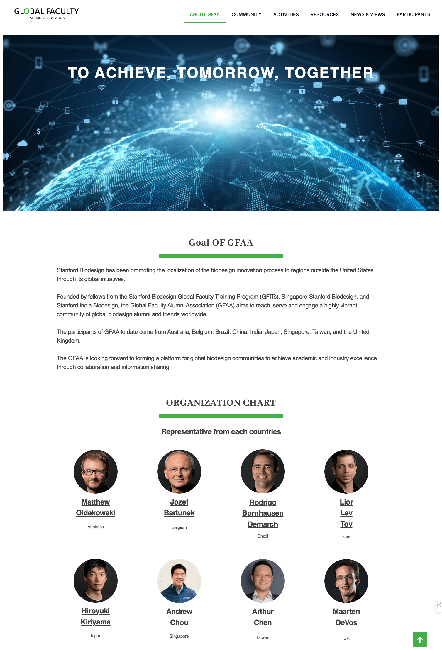 GLOBAL FACULTY ALUMNI ASSOCIATION | 企業形象網站
